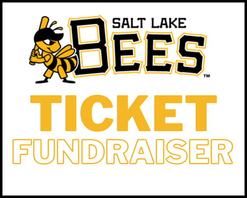 Graphic that says Salt Lake Bees Ticket Fundraiser